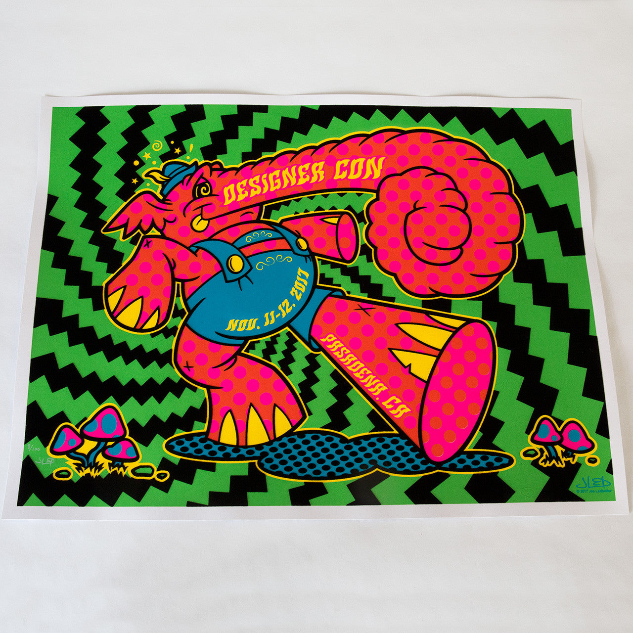 Pink Elephant - DesignerCon 2017 print