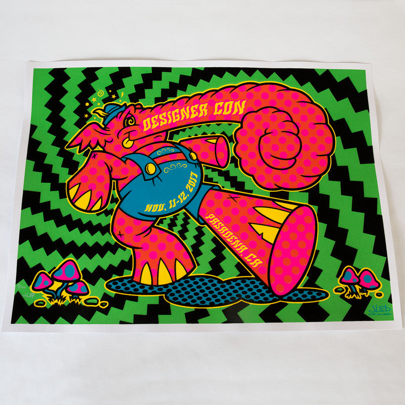 Pink Elephant - DesignerCon 2017 print